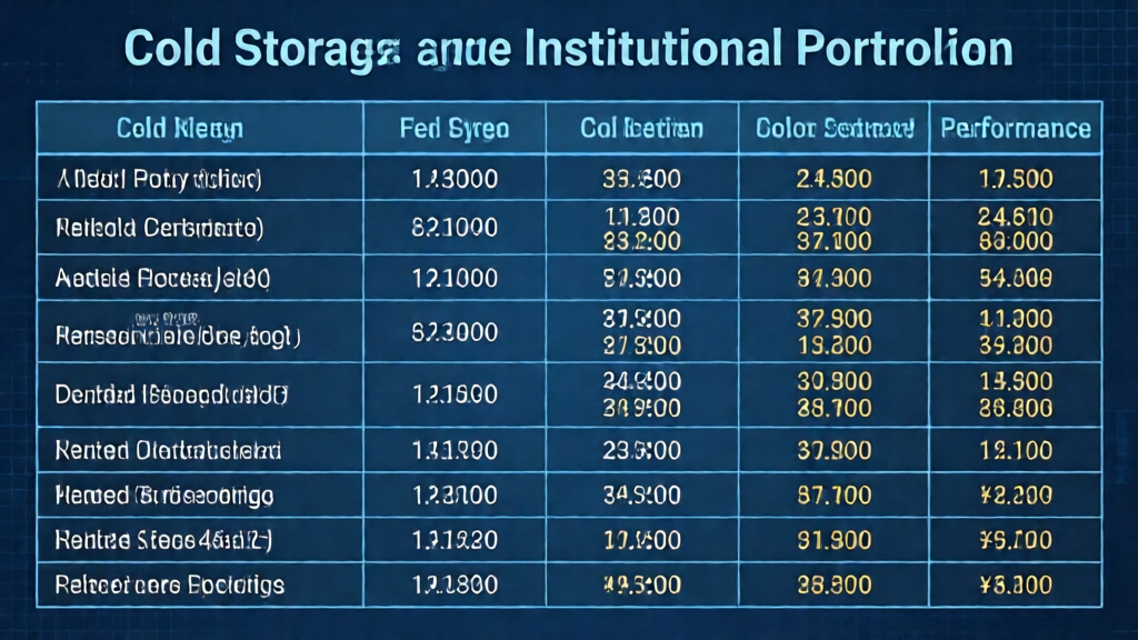 Best Cold Storage Solutions for Large Institutional Portfolios